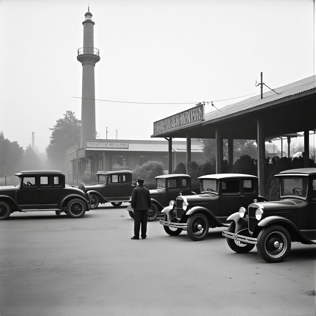Foto histórica de YPF